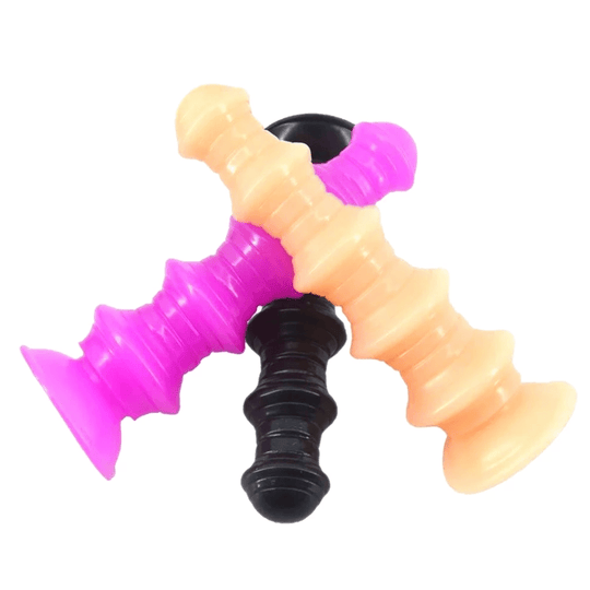 Pagoda-Inspired Anal Dildo With Suction Cup BDSM product view