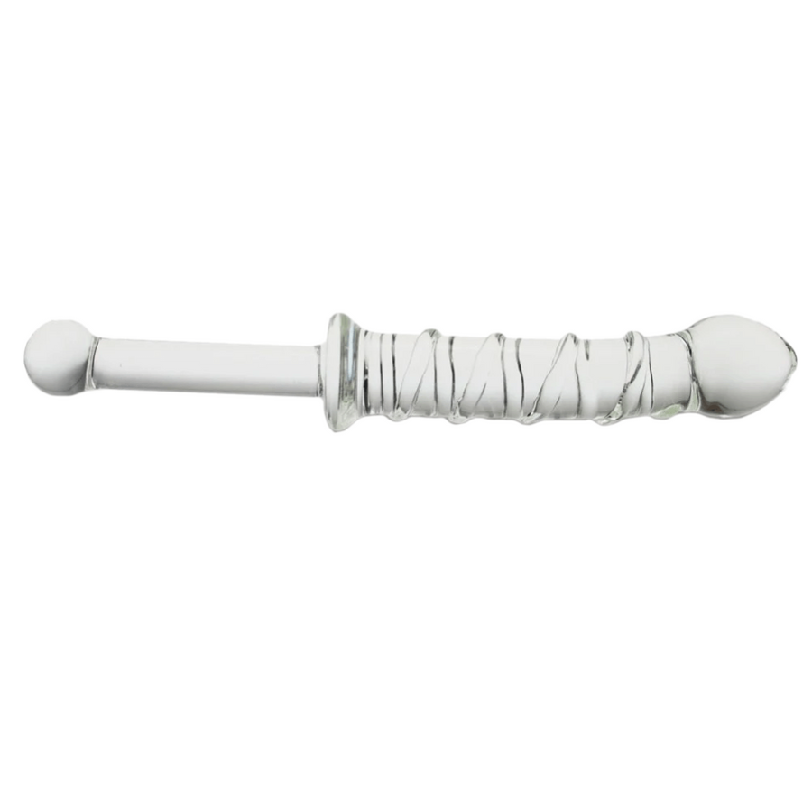 Small Clear Glass Dildo, gallery view 3