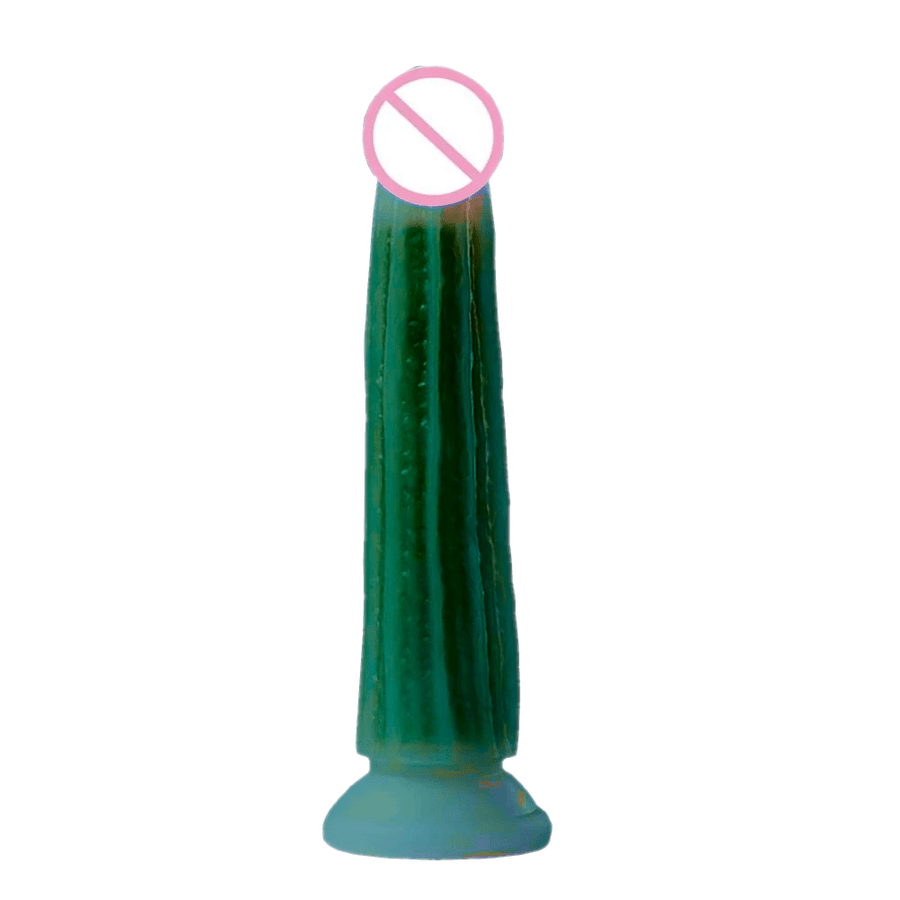 Random Translucent Vegetable Dildo With Suction Cup, gallery view 2