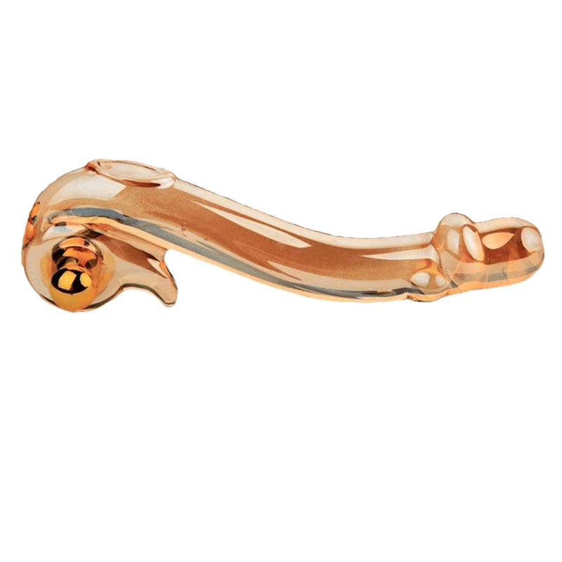 Coloured Glaze Curved Glass Dildo, gallery view 4