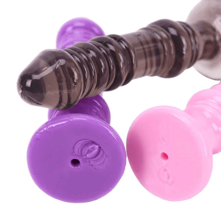 Threaded Silicone Jelly 5 Inch Anal Dildo BDSM, gallery view 6