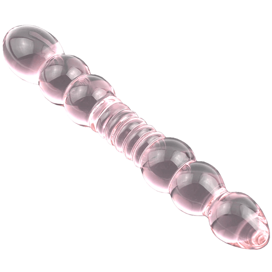 Delight and Mesmerize Pink Double Headed Dildo BDSM product view