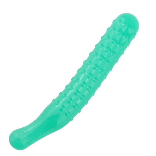 Erotic Green Cucumber Masturbator Soft Dildo BDSM product view