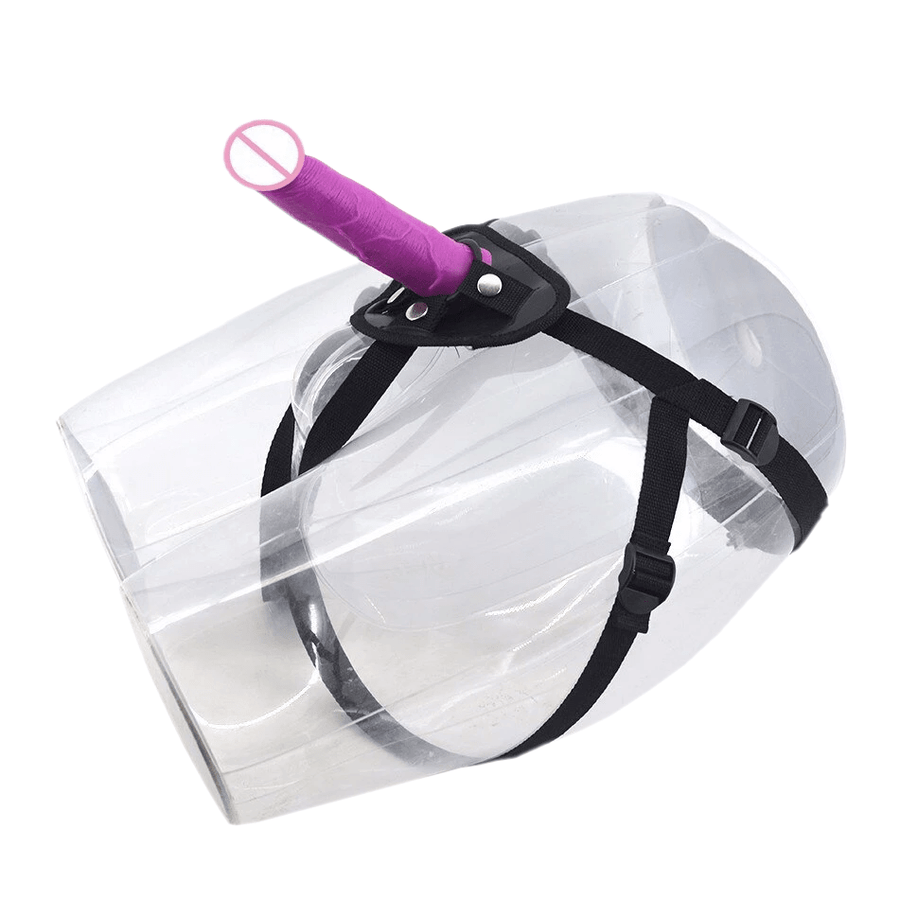 6 Inch Wearable Purple Dildo, gallery view 4