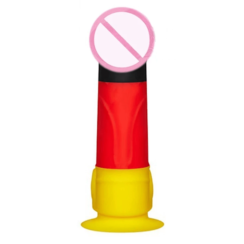 Realistic 5 Inch Colorful Dildo With Suction Cup product view