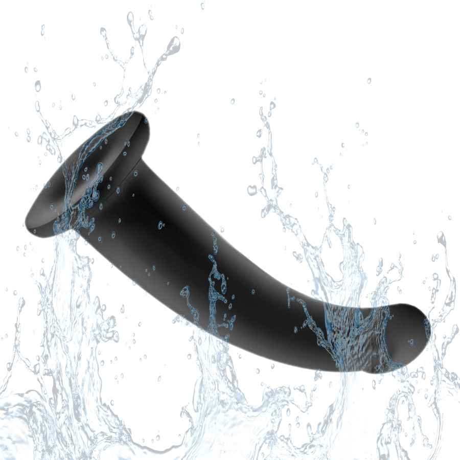 Smooth 4 Inch Black Dildo With Suction Cup BDSM, gallery view 4
