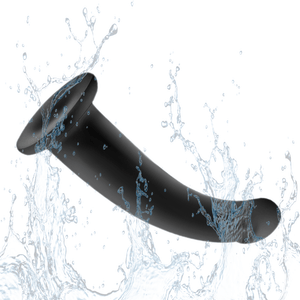 Smooth 4 Inch Black Dildo With Suction Cup BDSM