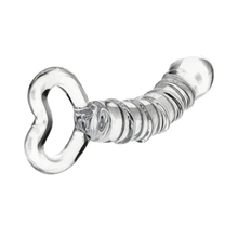 Load image into Gallery viewer, Clear 7 Inch Glass Dildo
