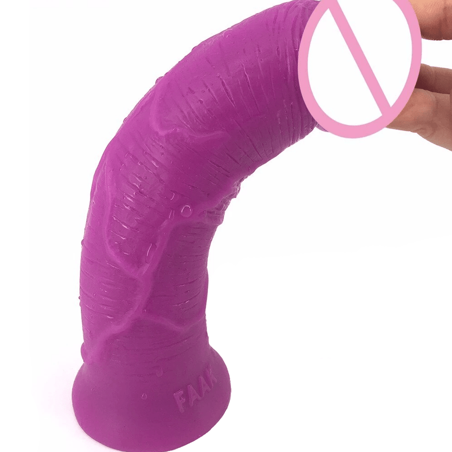 6 Inch Wearable Purple Dildo, gallery view 2