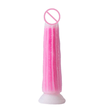 Load image into Gallery viewer, Random Translucent Vegetable Dildo With Suction Cup
