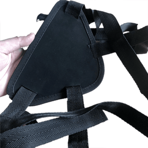 Gode ​​noir réaliste Strap On Delight BDSM