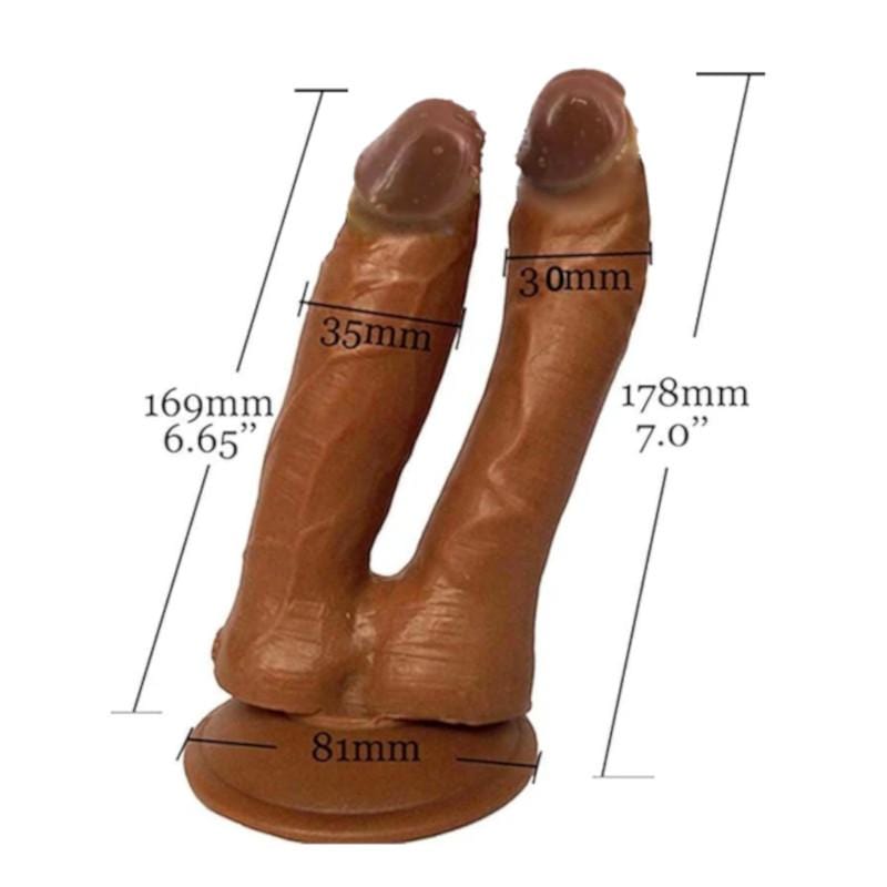 Comical Double Penetration Dildo, gallery view 9