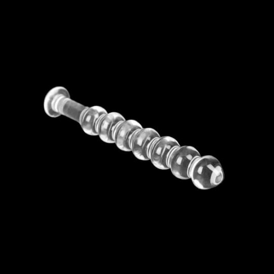 Pleasure Glass Crystal Beaded Dildo BDSM product view