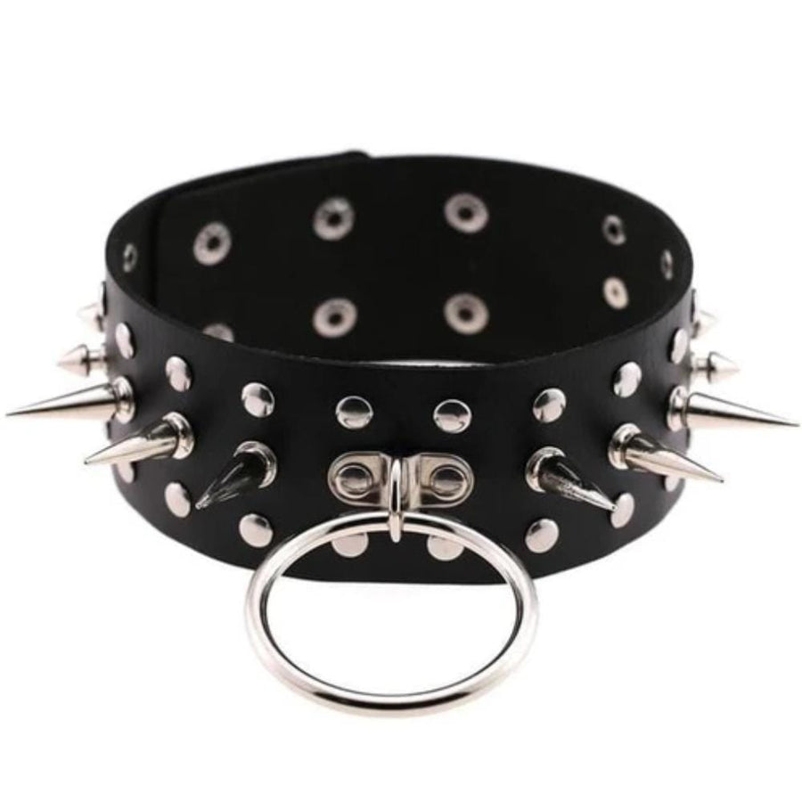 Spiked Bondage Submissive Collar, gallery view 22