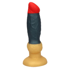 Lade das Bild in den Galerie-Viewer, Hundeknoten-Dildo zum Umschnallen, wasserdicht
