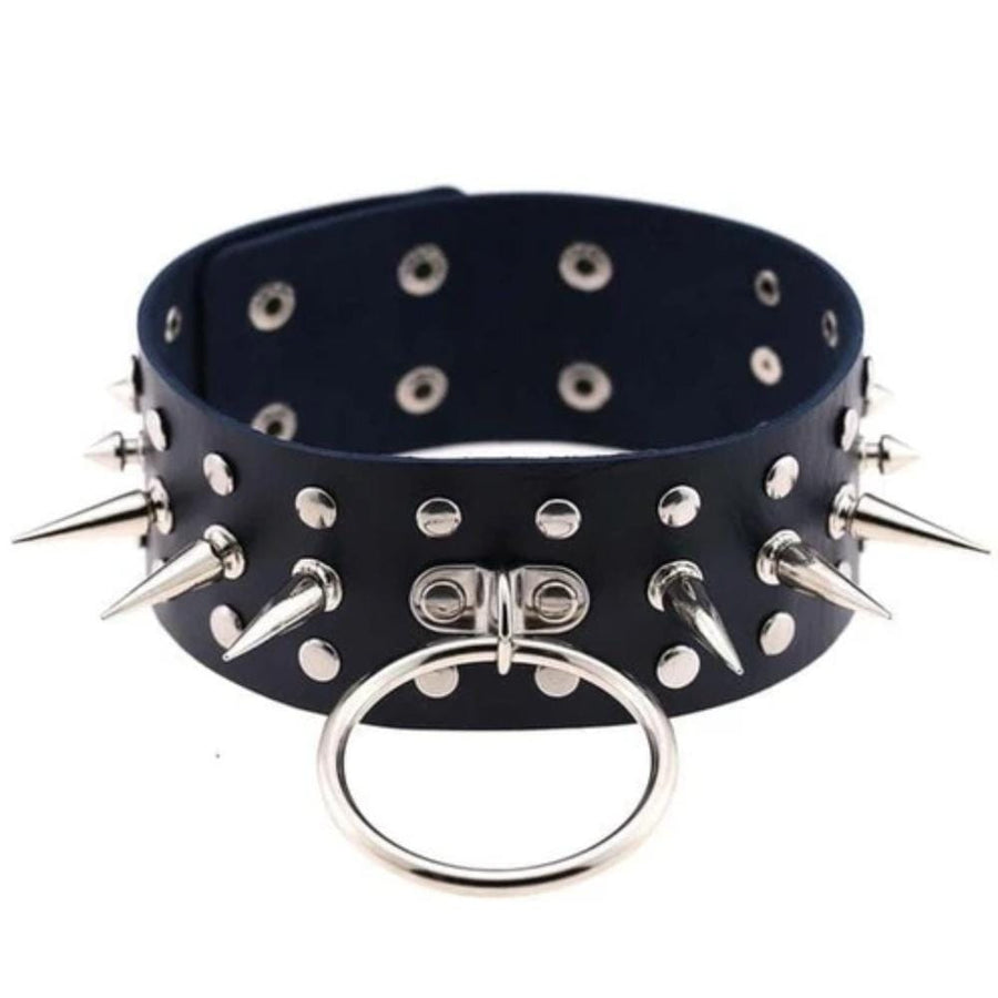 Spiked Bondage Submissive Collar, gallery view 23