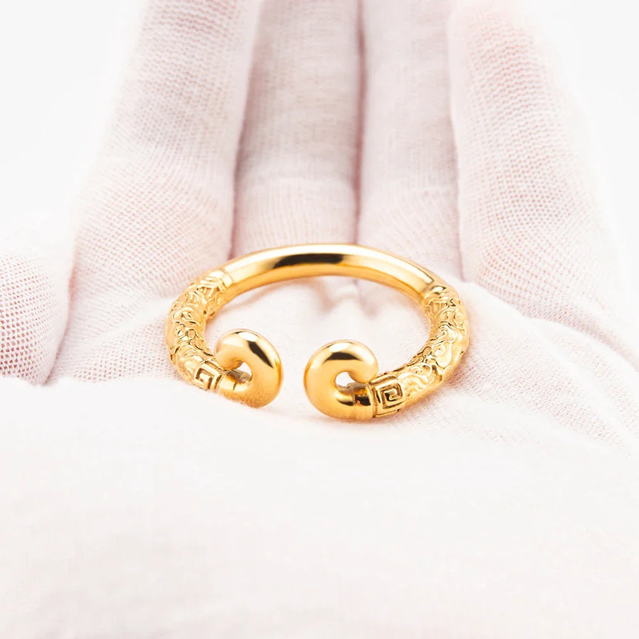 24K Gold Masturbation Penis Ring, gallery view 3