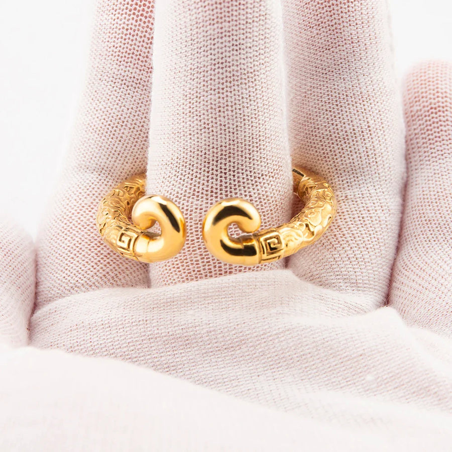 24K Gold Masturbation Penis Ring, gallery view 2