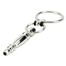 Load image into Gallery viewer, Hollow Stainless Penis Plug With Cock Ring
