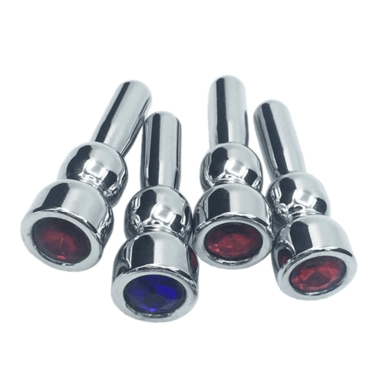 Short Jewelled Penis Plug BDSM product view