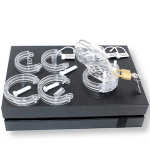 Margaret Resin Chastity Cage 2.75 inches and 3.55 inches long