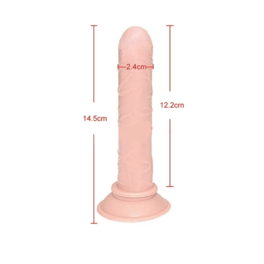 Thin 5 Inch Dildo With Strap On Kit BDSM, gallery view 5