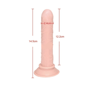 Thin 5 Inch Dildo With Strap On Kit BDSM