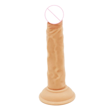 Load image into Gallery viewer, Skinny 7 Inch Dildo With Suction Cup BDSM
