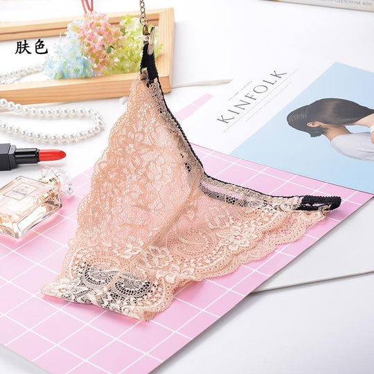 Full transparent lace sexy panties product view