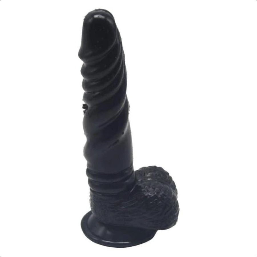 8 Inch Winding Ribbed Stimulator Knot Dildo, gallery view 13