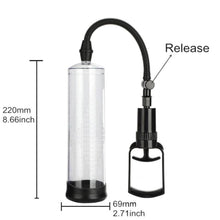 Load image into Gallery viewer, Erection-Enhancing Manual Clear Penis Pump BDSM
