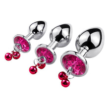 Load image into Gallery viewer, Dangling Jeweled Bell Princess Plug
