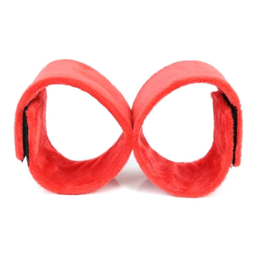 Super Comfy Red Foot Cuffs BDSM, gallery view 2