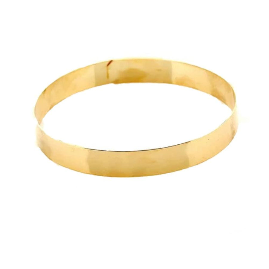 Mirror Finish Gold Metal Collar, gallery view 2