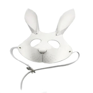 Sexy Leather Fox Mask BDSM