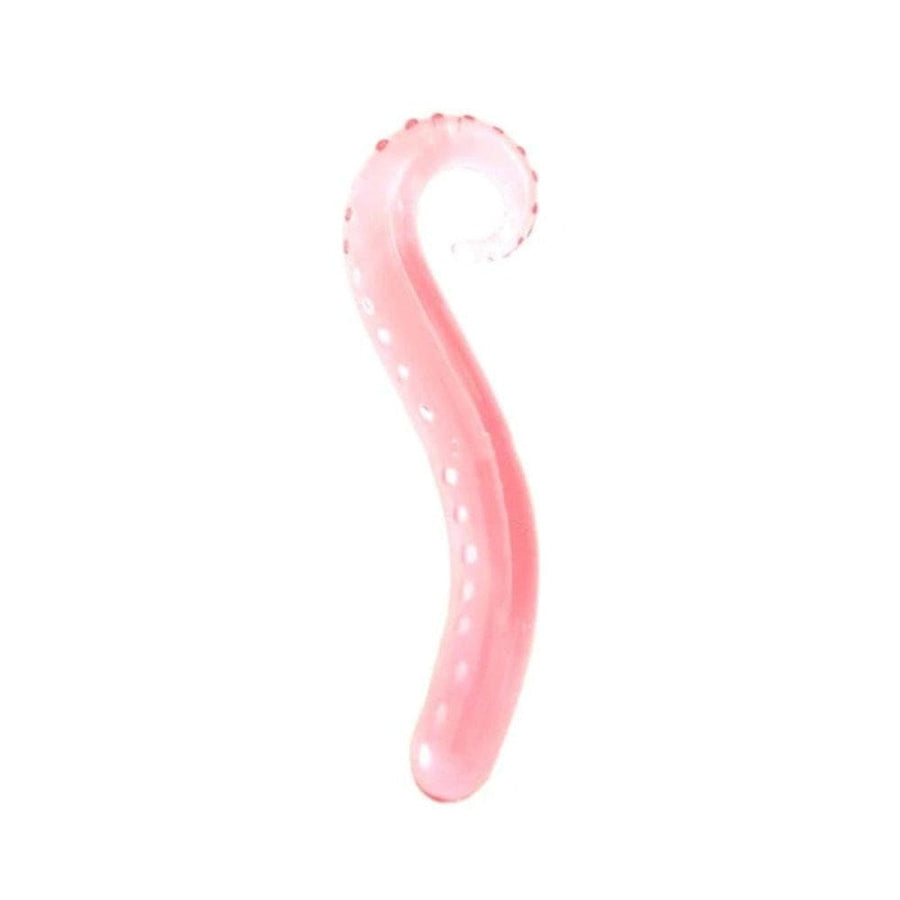 Pink Glass Octopus Tentacle Dildo BDSM, gallery view 4