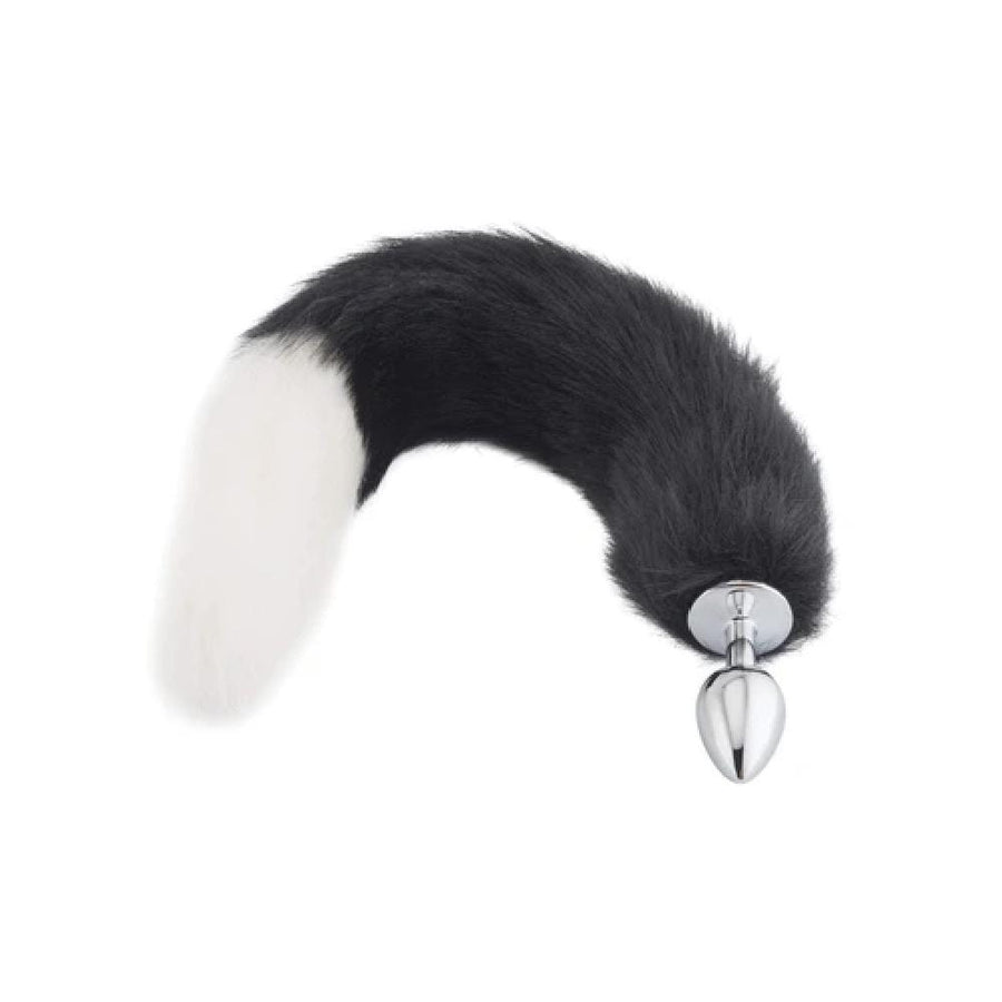 18-Inch Fox Tail With Stainless Steel Butt Plug, gallery view 2