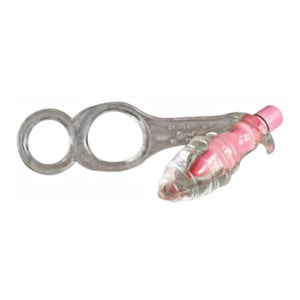 Dual Choke Cockring mit Analstimulator BDSM