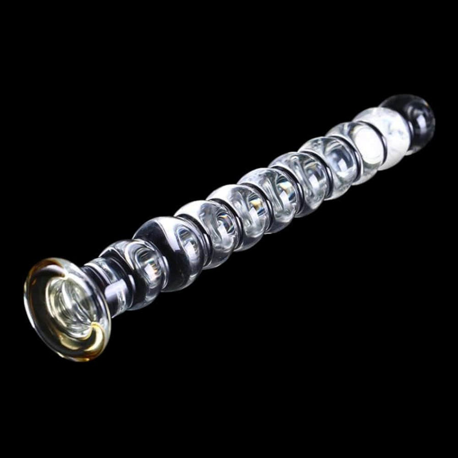 Luxurious 7 Inch Spiral Glass Dildo BDSM, gallery view 4