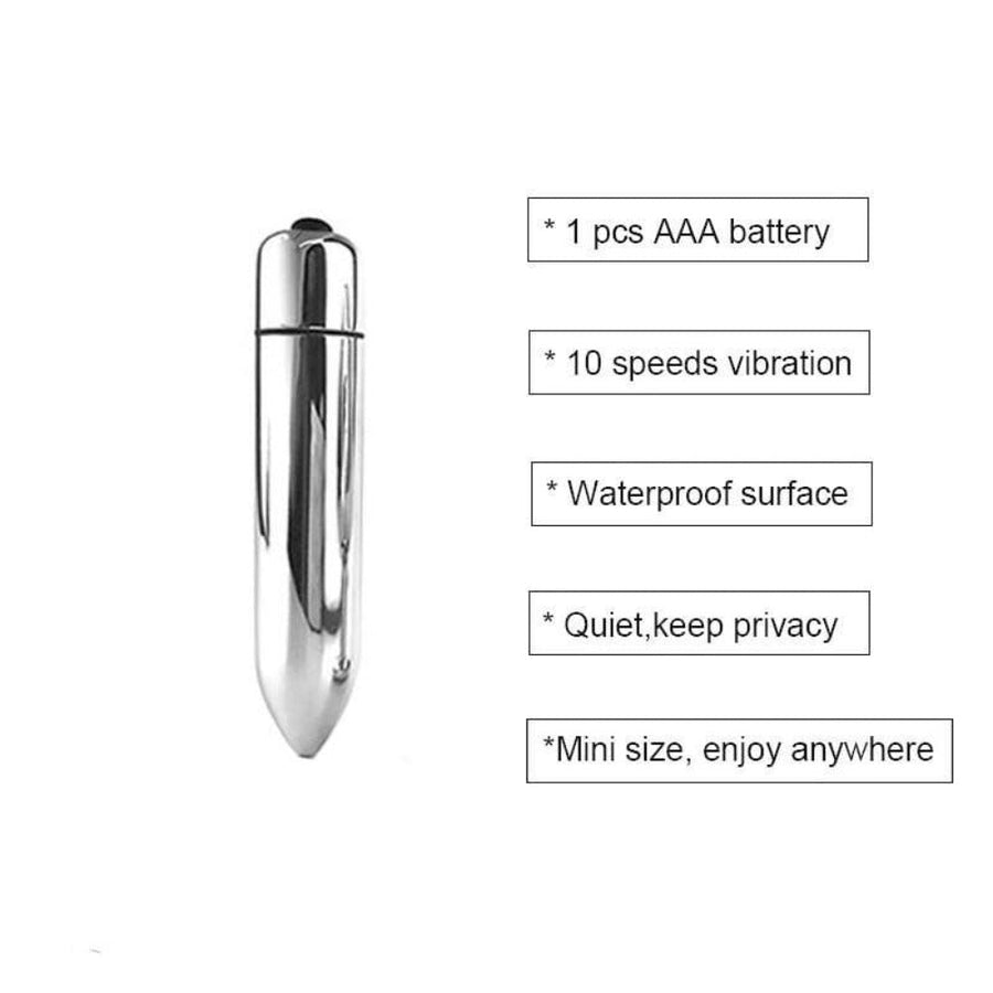 Stainless Steel Butt Plug 2.87 Inches Long BDSM, gallery view 12
