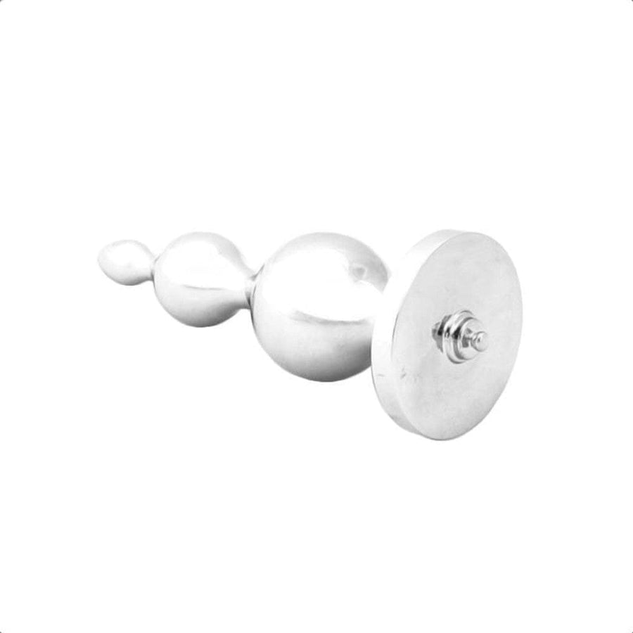 Electro Shock Beaded Metal Butt Plug, gallery view 3