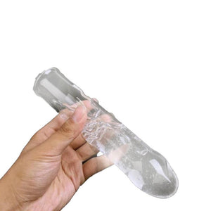 Refillable Hollow Glass Dildo BDSM