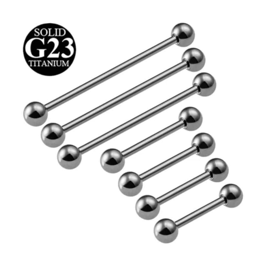 BDSM Solid Titanium Barbell Apadravya Jewelry Piercing, gallery view 2
