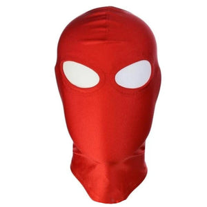 Dehnbare rote Spandex-Maske BDSM