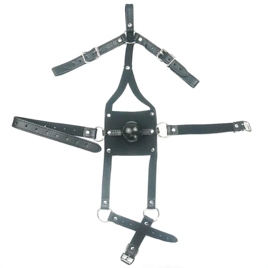 Sadistic Human Muzzle Harness BDSM product view