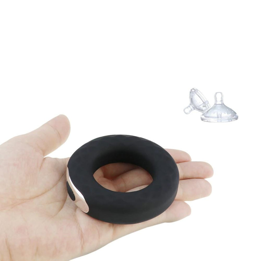 Stylish Rechargeable Vibrating Cock Ring BDSM, gallery view 6
