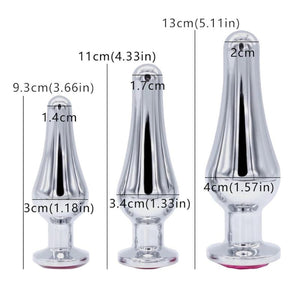 Rektaler Dilatator-Buttplug-Set 3-teilig BDSM