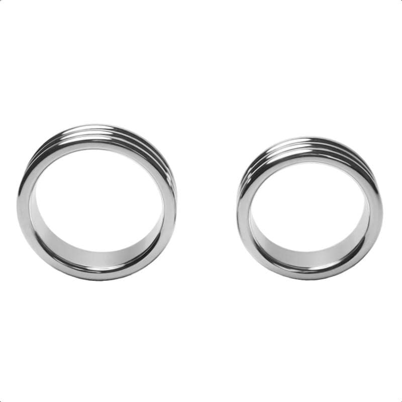 Triple-Layered Bondage Stainless Cock Ring BDSM, gallery view 4