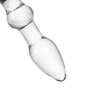 Personal Happiness Curved Glass Dildo