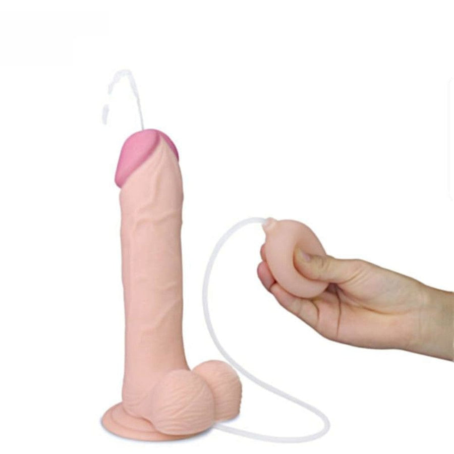 8 Inch Dildo With Balls and Suction Cup, gallery view 4
